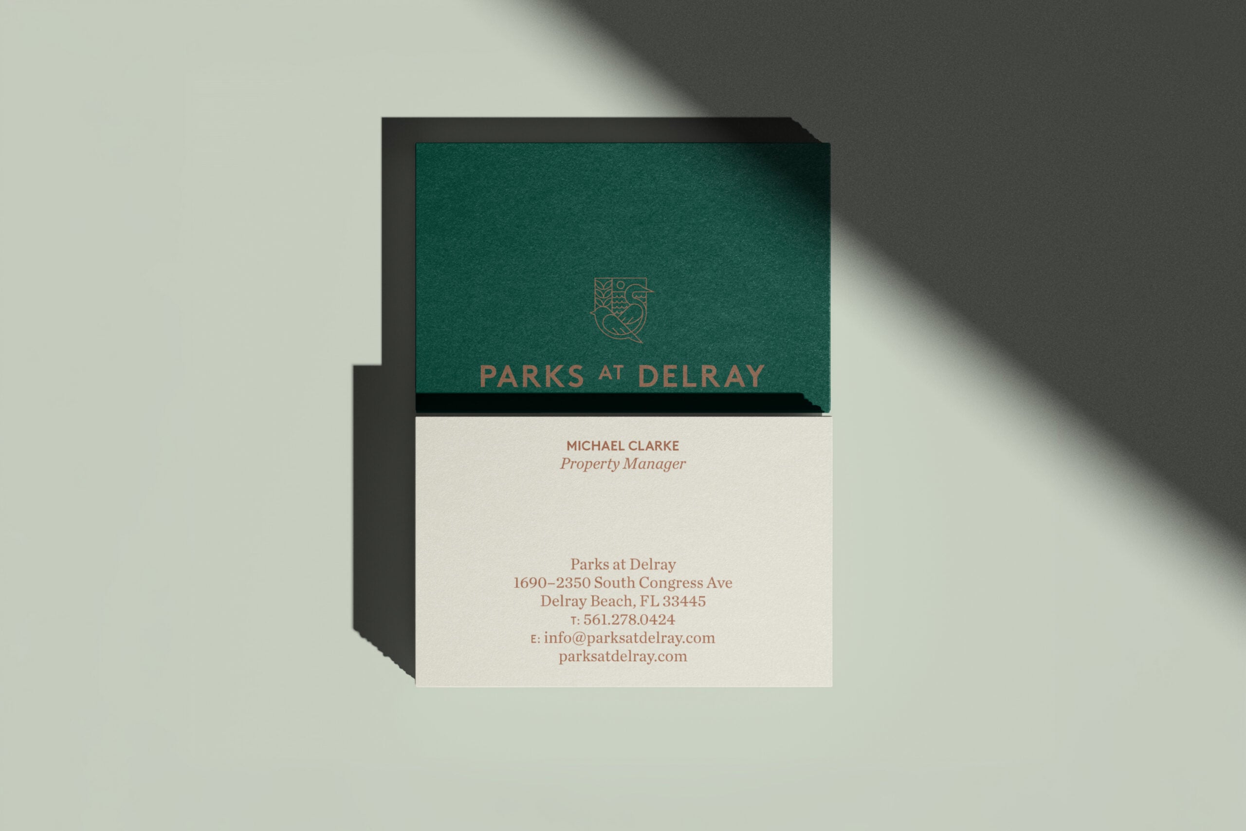 Image of Parks at Delray business card