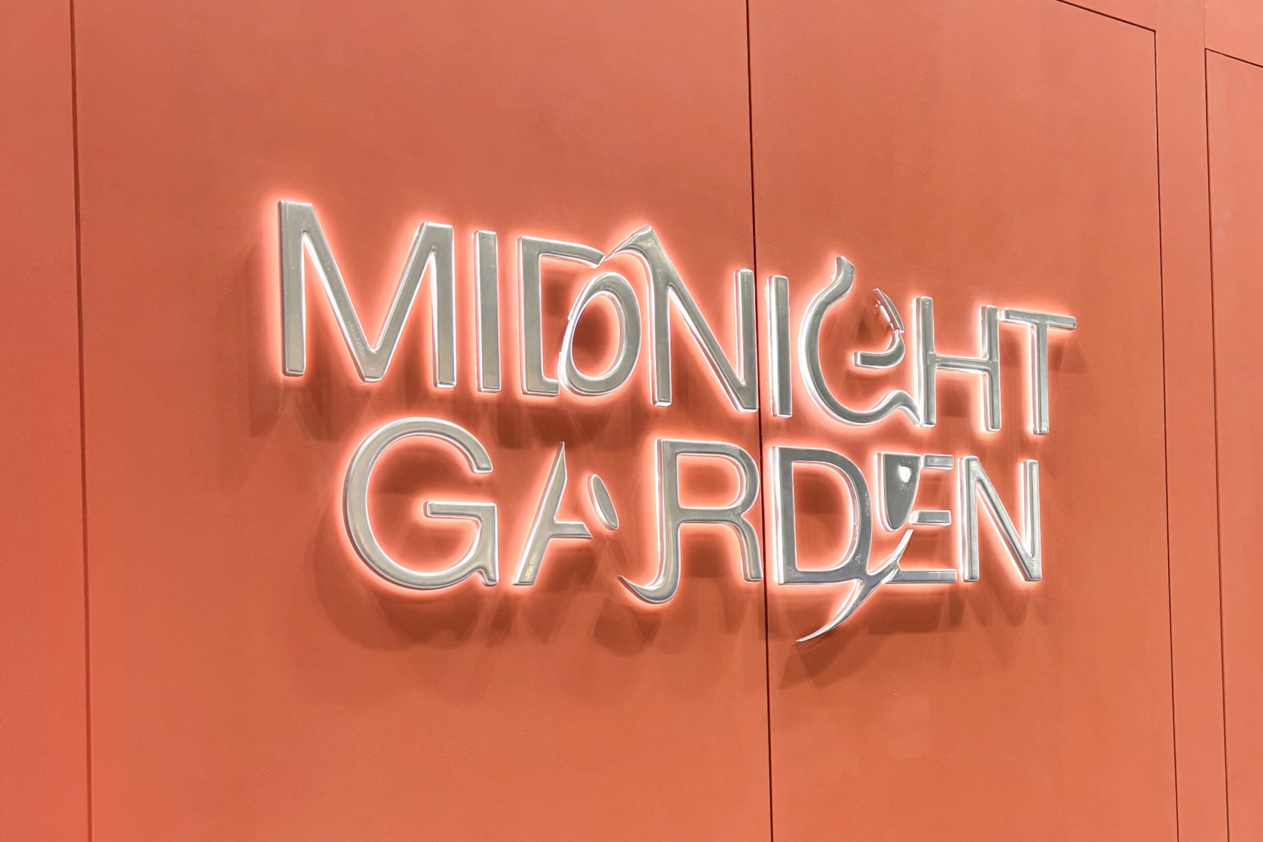 Midnight Garden sign